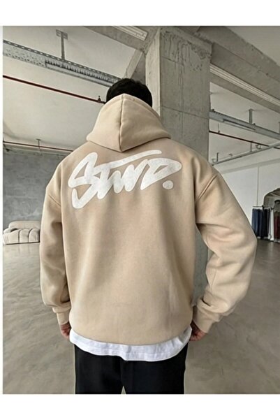 ELAN WEAR Oversize Hooded Sweatshirt Hoodie_3Iplik Quality Fabric