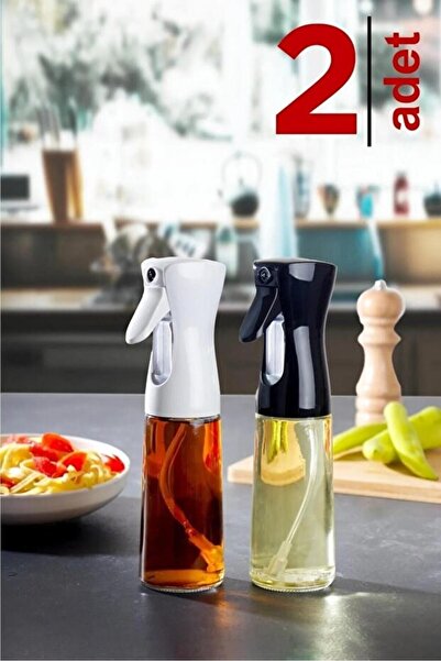 Lumindra 2 li Yağdanlık Sprey Air Fryer Cam Yağlık Mist Püskürtücü 225 ML