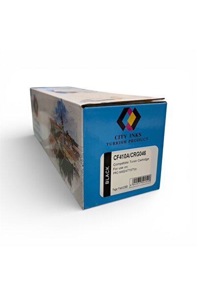 City Inks حبر تركي سيتي انك متوافق مع HP M452 / M477 CF410A / CRG046 410A أسو...