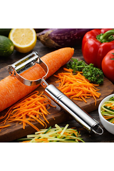 Alvin Stainless Steel Julienne & Peeler Vegetable Fruit Grater – 2-in-1 Profe...