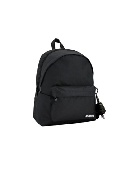 OEM Σακίδιο πλάτης με 2 θήκες, μαύρο, 41x31x13 εκ.