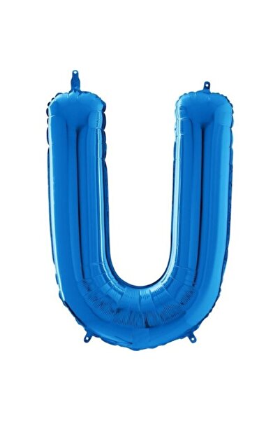 grabo Μπαλόνι Foil Γράμμα U σε μπλε χρώμα 66 εκ.