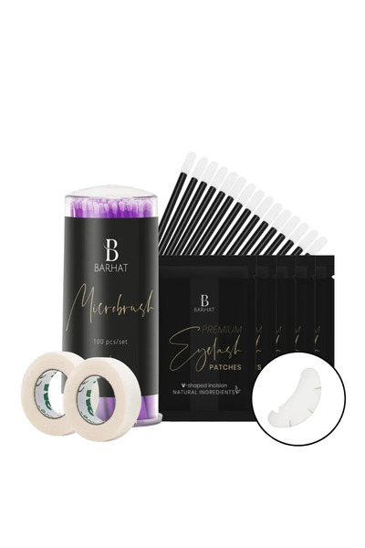 Barhat Essential eyelash extension kit 252 accessories - Velvet