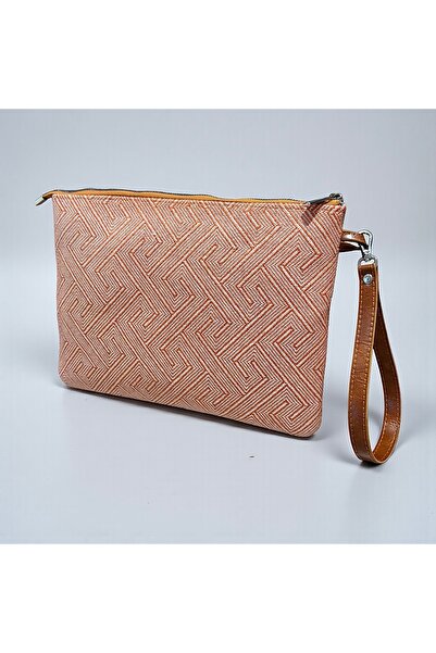 Nuggita Tile Geometric Woven Portfolio / Clutch Bag