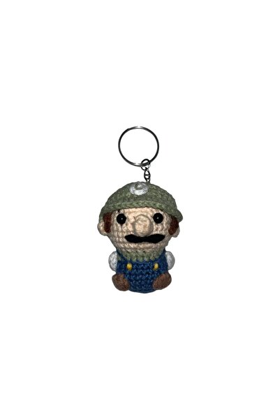 Morey Amigurumi Knitted Keychain - Handmade Bag Accessory and Gift Figure