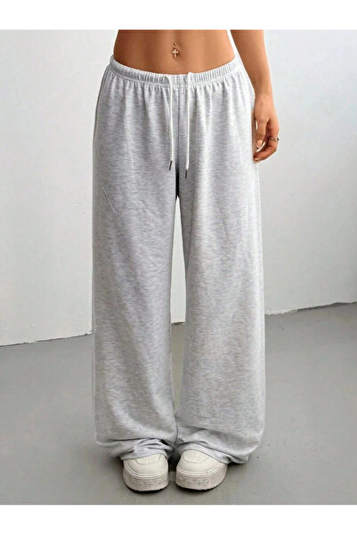 macklin Unisex Unprinted Basic Baggy Cut Wide Leg Sweatpants