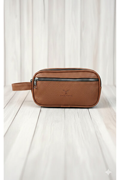 ATKGİYİM Men's 2-Zipper Multi-Purpose Handbag – Ideal Compartments for Phone ...