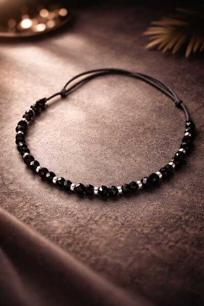 OEM Elegant, thin string bracelet with 3mm 925 beads