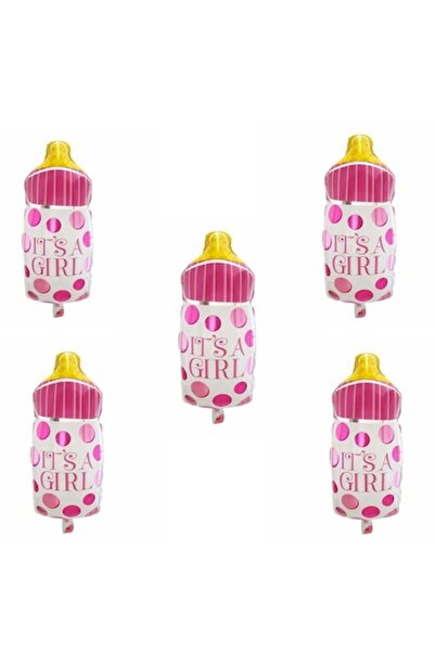 It's Party Time Σετ Μπαλόνια Μπουκάλι, It's a Girl, 5 Μπαλόνια
