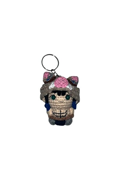 Morey Amigurumi Knitted Keychain - Handmade Bag Accessory and Gift Figure