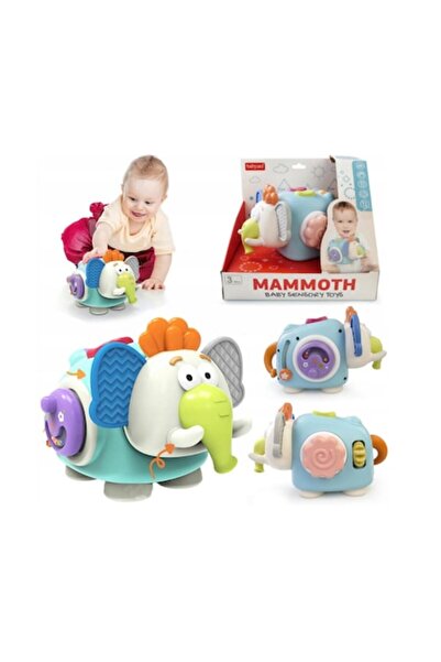 OEM Jucărie Montessori Senzorială „Mamut” 8-în-1, Interactivă, Urechi Soft di...