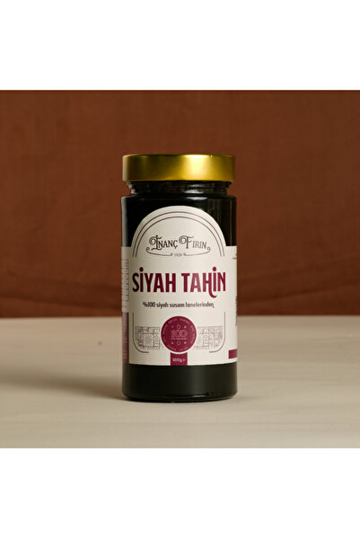 İNANÇ FIRIN Doğal Siyah Tahin 500 gr - Yüksek Kalsiyum & Yoğun Aroma