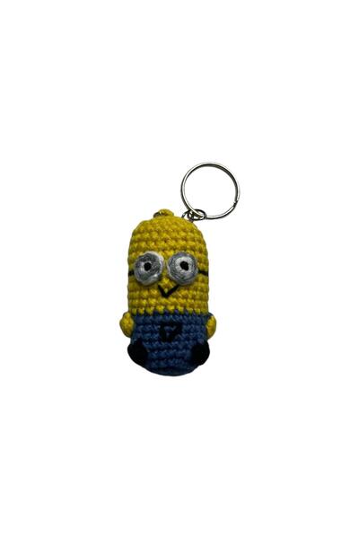 Morey Amigurumi Knitted Keychain - Handmade Bag Accessory and Gift Figure