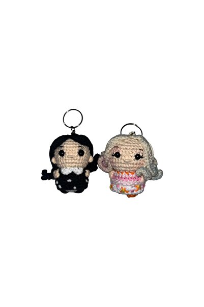 Morey Amigurumi Knitted Keychain - Handmade Bag Accessory and Gift Figure