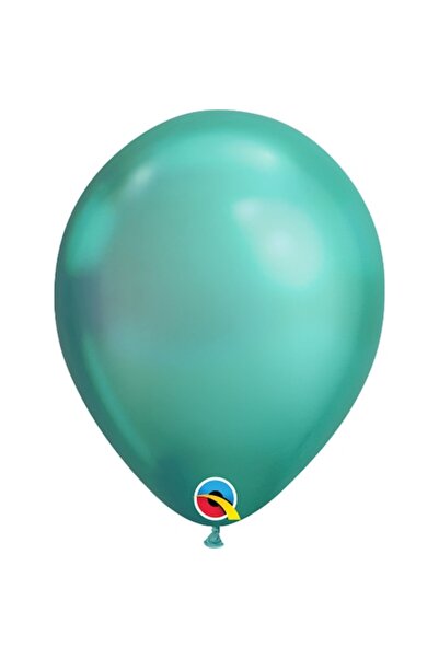 qualatex Set de 10 baloane latex 28 cm verde-crom