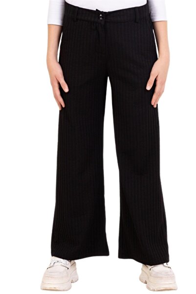 BAGLAN Girl's Wave Patterned Palazzo Trousers Bgl-St05213