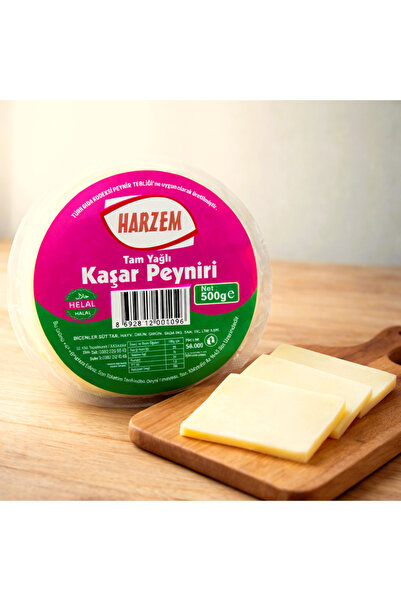 HARZEM 500 gr Tam Yağlı Kaşar Peyniri