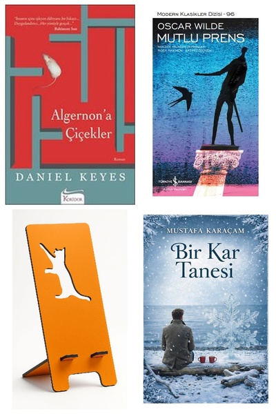 TÜRKİYE İŞ BANKASI KÜLTÜR YAYINLARI Algernon'a Çiçekler - Kolektif + Mutlu Pr...