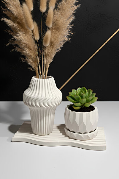 Elizovi Home 4 Piece Decorative Vase Set, Flower Pot Set, Ornament Set – Mode...