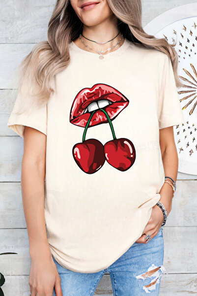 Sarah's Boutique Women's T-shirt – 100% cotton – "Cherry Sensation"