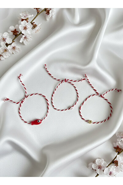 Gistoria Gold Detaylı ve Balık Figürlü 3'lü Marteniçka