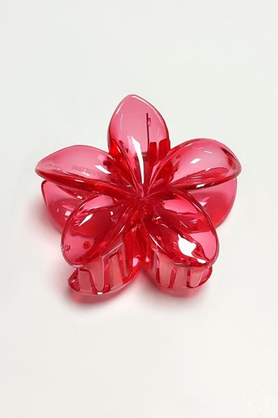 Yakamoz Women's Red Lotus Flower Clasp Buckle 30 Pieces