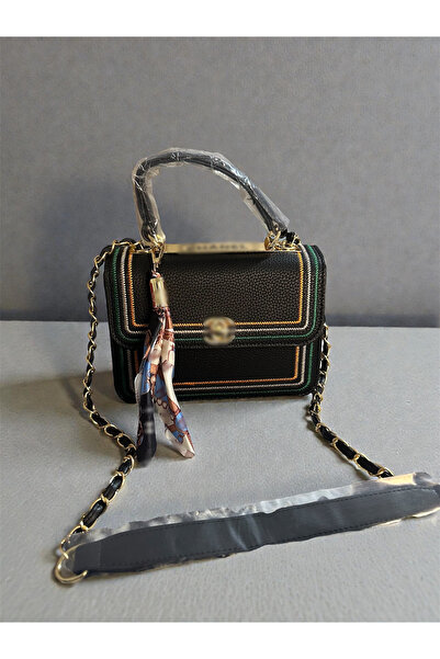 ÇANTA Kapitone Zincirli El Ve Omuz Çantası
