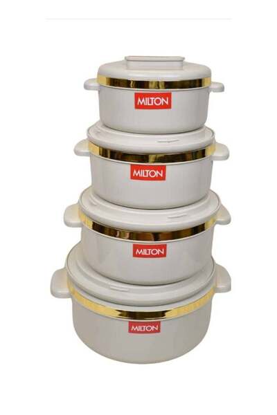 Milton طقم تخزين طعام حراري فاخر - 4 قطع