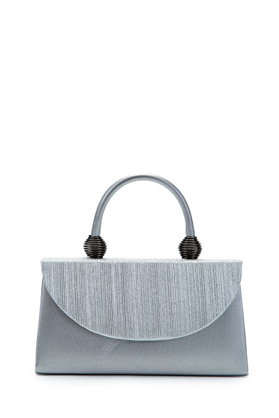 minebag Sim Textured Mandy Evening Dress Handbag Silver