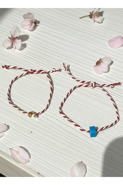 Gistoria Mavi Boncuk ve Gold Yunus Detaylı Marteniçka Seti