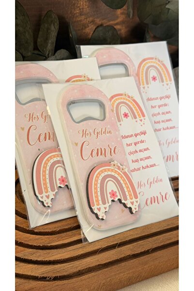 Gizem Graphic Gökkuşağı Temalı Kız Bebek Açacak Magnet 20'li Paket