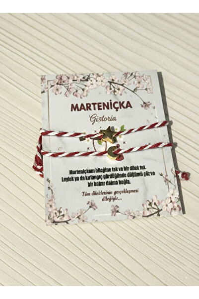 Gistoria Ay Yıldız Detaylı Marteniçka Bileklik Seti