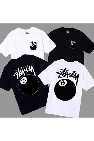 CLASSY.MODA Unisex Μαύρο Μπλουζάκι με στάμπα Oversize Streetwear Άνετη εφαρμο...