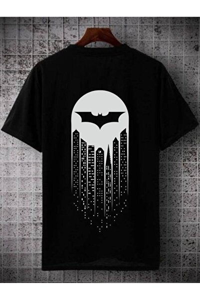 CLASSY.MODA Unisex Μαύρο Μπλουζάκι με στάμπα Oversize Streetwear Άνετη εφαρμο...