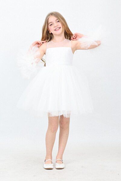 ümitteks iş ve okul kıyafetleri 23 Nisan Kız Çocuk Gösteri Elbiseleri Sahneye...