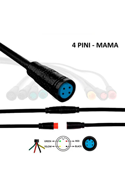OEM Mufa rezistenta la apa 8 mm 4 pini - F