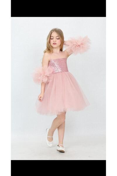 ümitteks iş ve okul kıyafetleri 23 Nisan Kız Çocuk Gösteri Elbiseleri Sahneye...