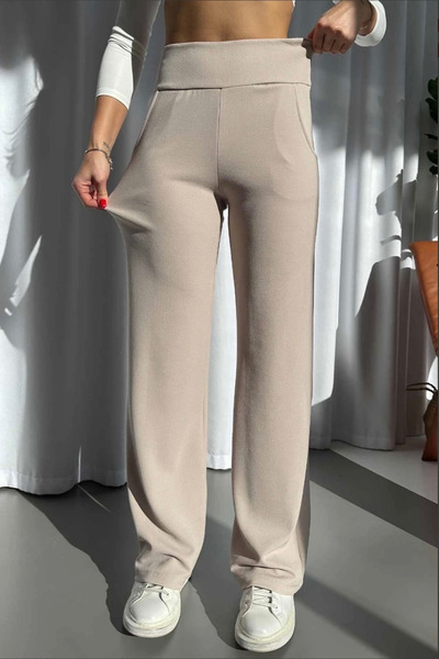 MARTYZ Corsage Belt Detailed Trousers