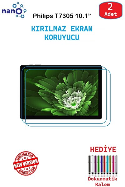 DUHALINE Fully Compatible Screen Protector Glass for Philip S T7305 10.1” Tab...