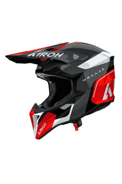 Airoh Wraap Conquer Kırmızı Parlak Motosiklet Kaskı
