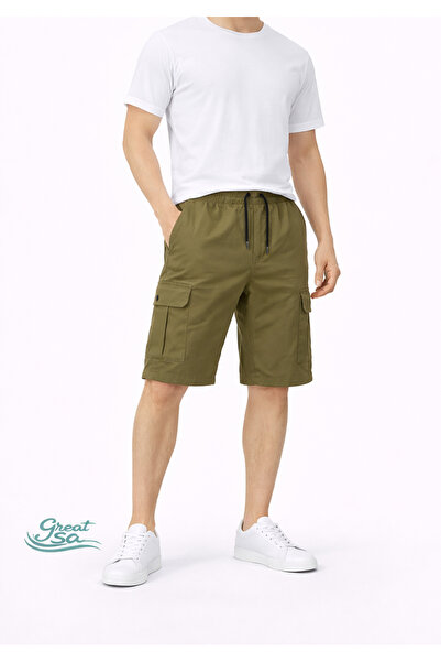 great sea ERKEK KARGO CEPLİ ŞORT