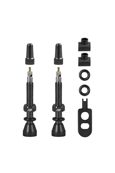 Force Set Valve Tubeless 2xFv 44mm Negru