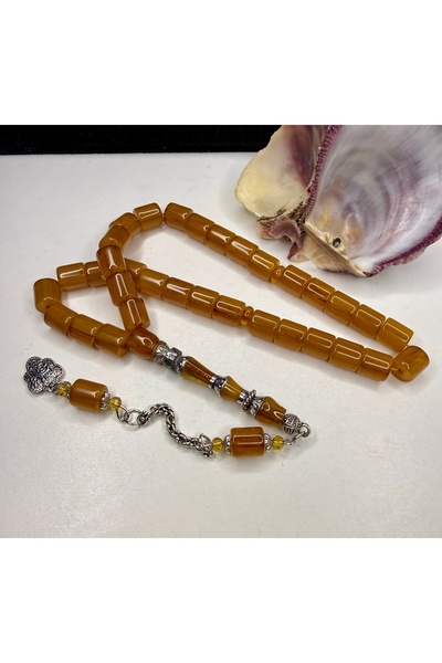 İskenderun Tesbihcilik سبحة ناكاش إمامي من العنبر بتصميم عثماني مميز