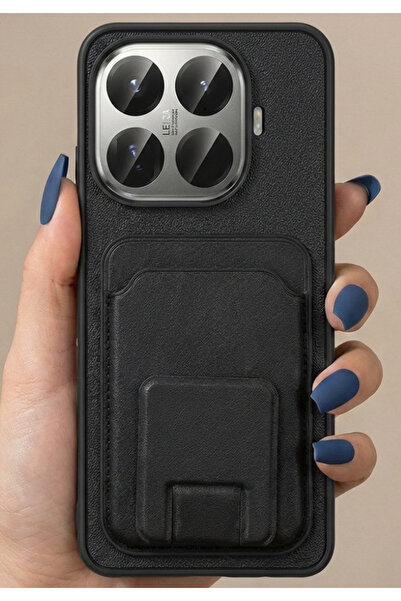 Rivor حافظة متوافقة مع هاتف Mi 15T Pro مع حامل بطاقات ومحفظة بتصميم الكاميرا ...