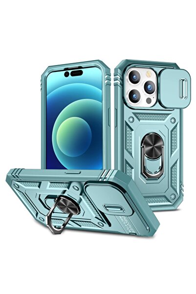 Shenzhen technology Husă Whyzshiyi iPhone 14 Pro Max albastră protecție camer...