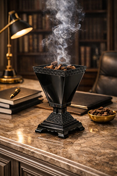 Bin shihoon Estel incense burner, luxurious chrome