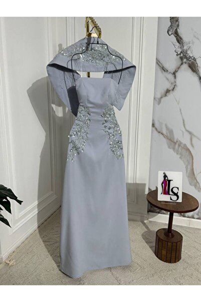 Lucille Fashion Grey evening dress