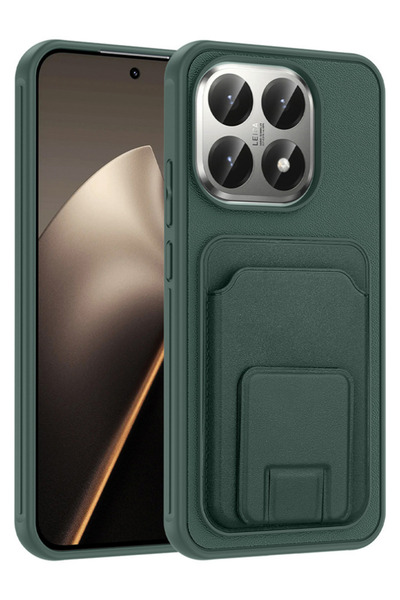 Rivor Mi 15t Compatible Case with Camera Protrusion, Wallet Card Holder, Leat...