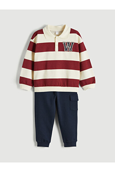 LC Waikiki Bezvremenska odeća i bezvremenski izbori Prugasto Set dukseva i tr...