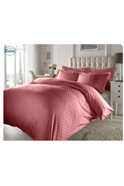ceneric Rose Jacquard Double Duvet Cover Set